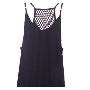 Black Swim Beach Coverup Dress